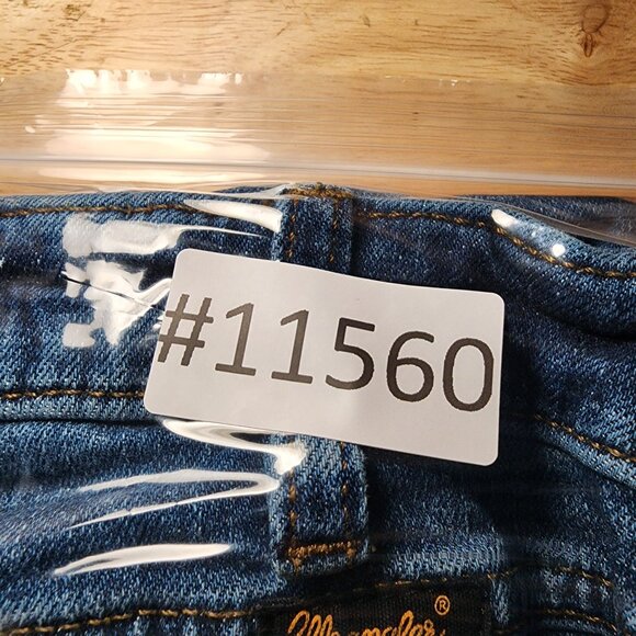Wrangler Jeans Womens 32 Tall Medium Wash Stretch High Rise Trouser *GUC* - Picture 15 of 15
